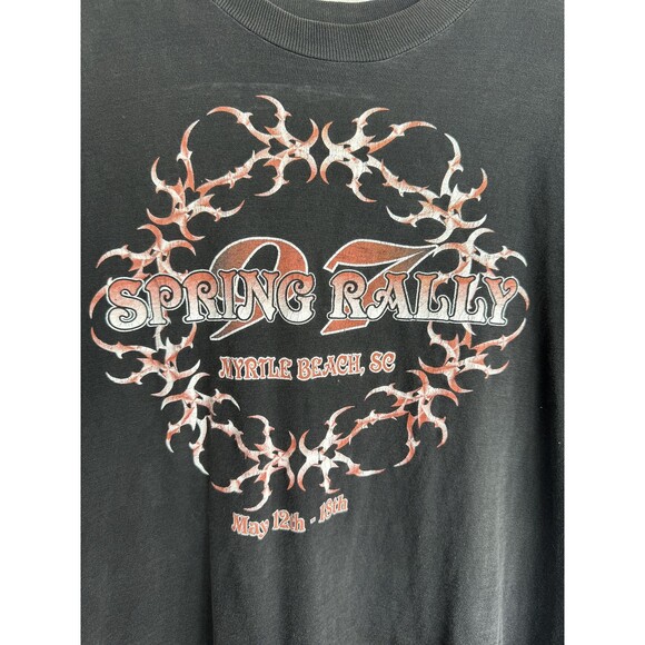 Vintage 1997 Spring Rally Myrtle Beach South Carolina T-shirt Y2K Style Small - Picture 2 of 7